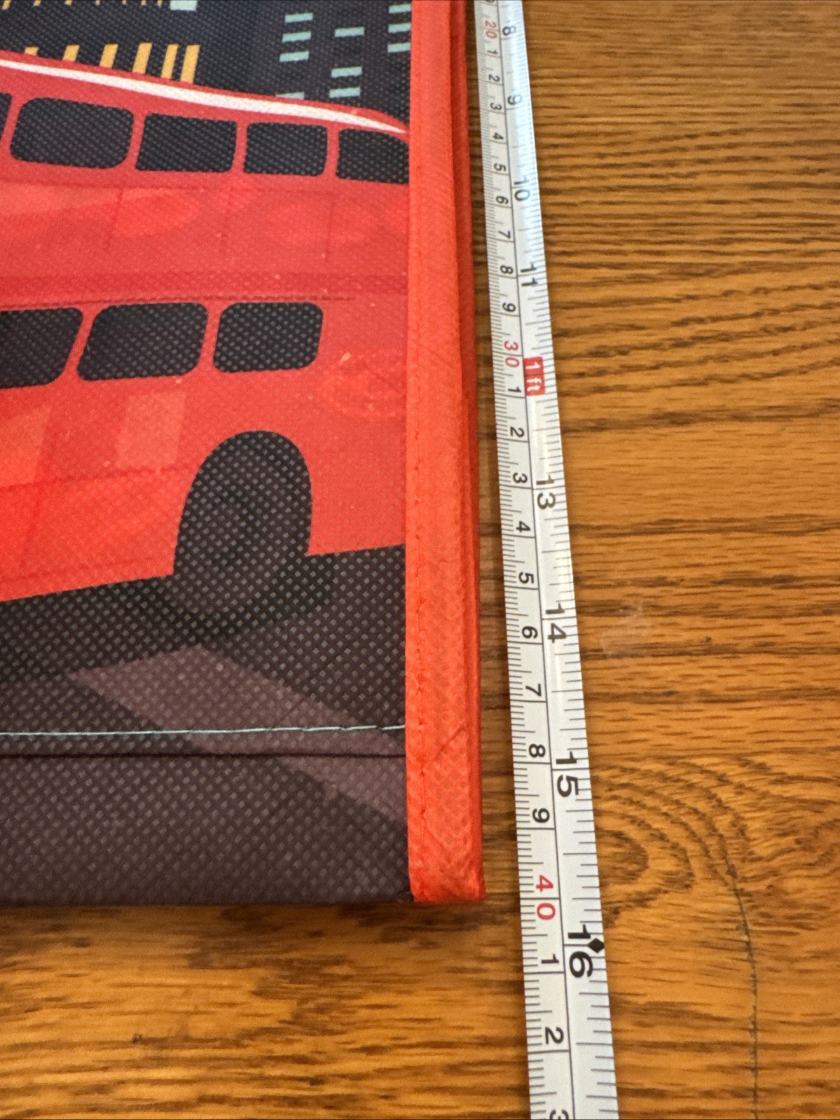 NWT Whole Foods London Tote Bag Red Bus Big Ben England UK New Travel Souvenir
