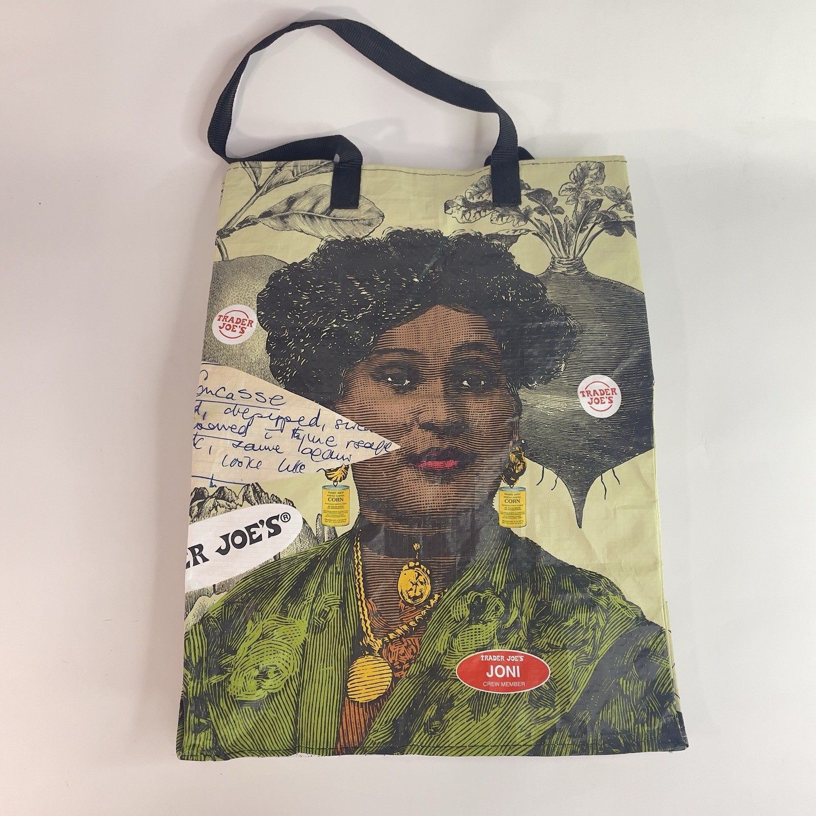 Trader Joe’s Reusable Bag Crew Members Joni & Jolene Limited Edition 6 Gal