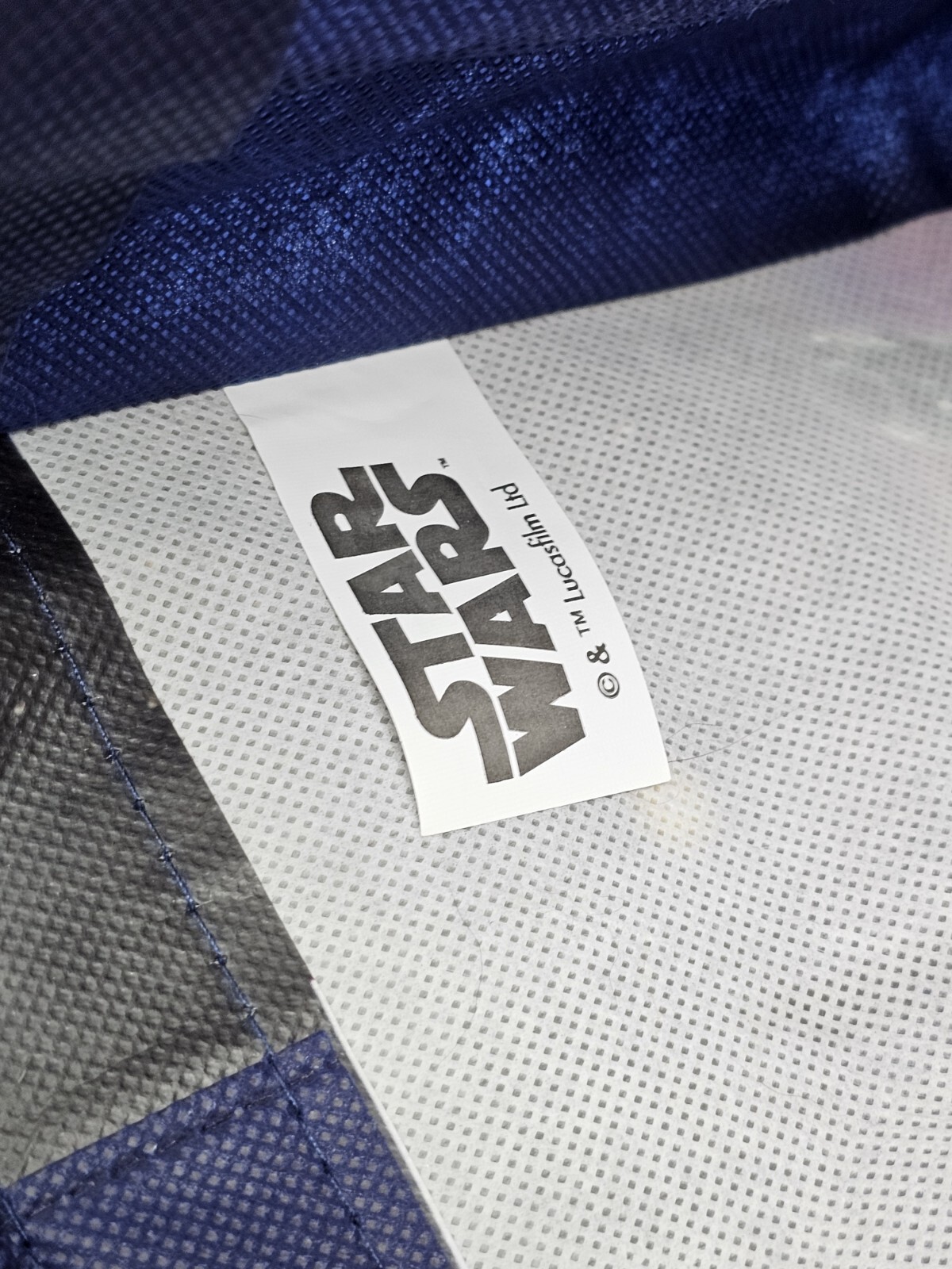 Star Wars Reusable Polypropylene Shopper Tote Bag New 13×13 Luke Obi-Wan Han NWT