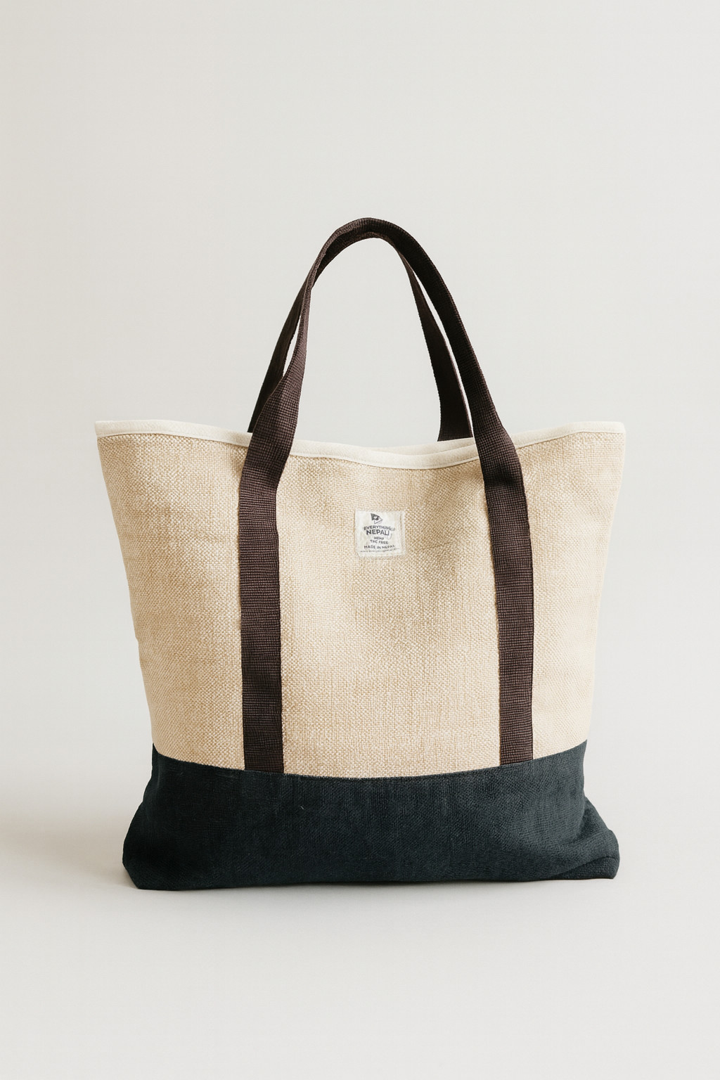 Everything Nepali Hemp Fabric Reuasable Grocery Bag, Eco-Friendly