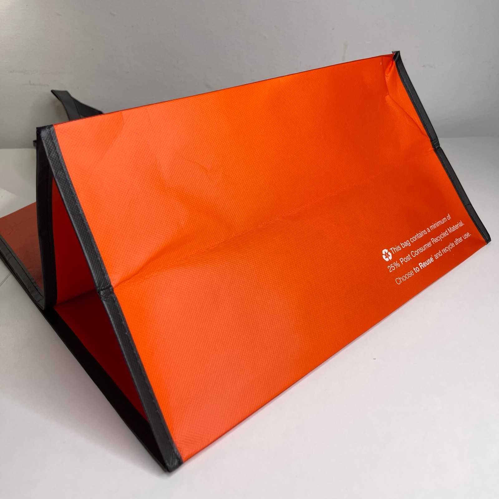 Set of 2! Baltimore Orioles Baseball Orange Black Reusable Shopping Tote Bag MLB