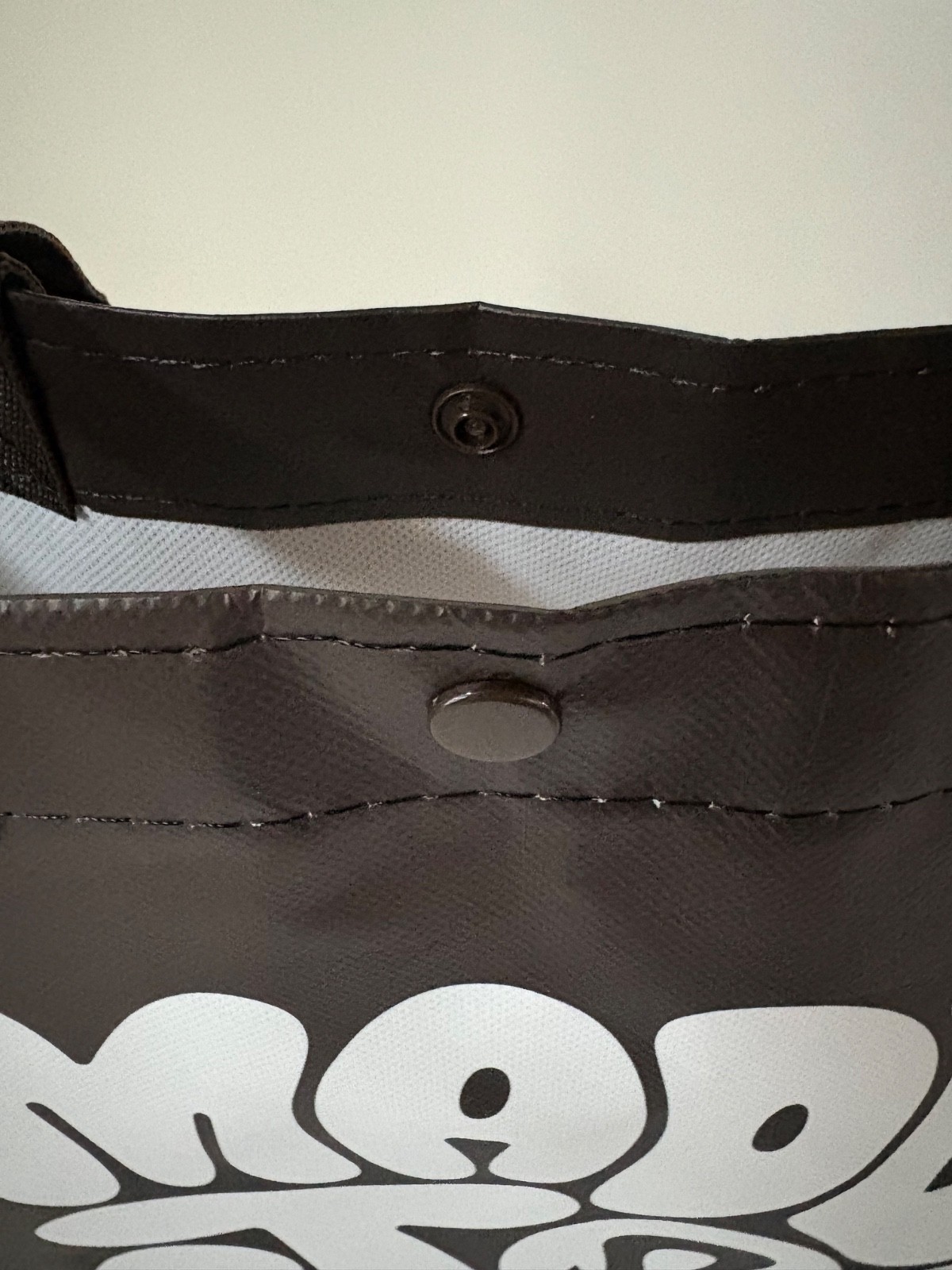 Lululemon Logo Large Reusable Shopping Tote Bag w/ Handles 16.5″ X 14″ NEW Brown
