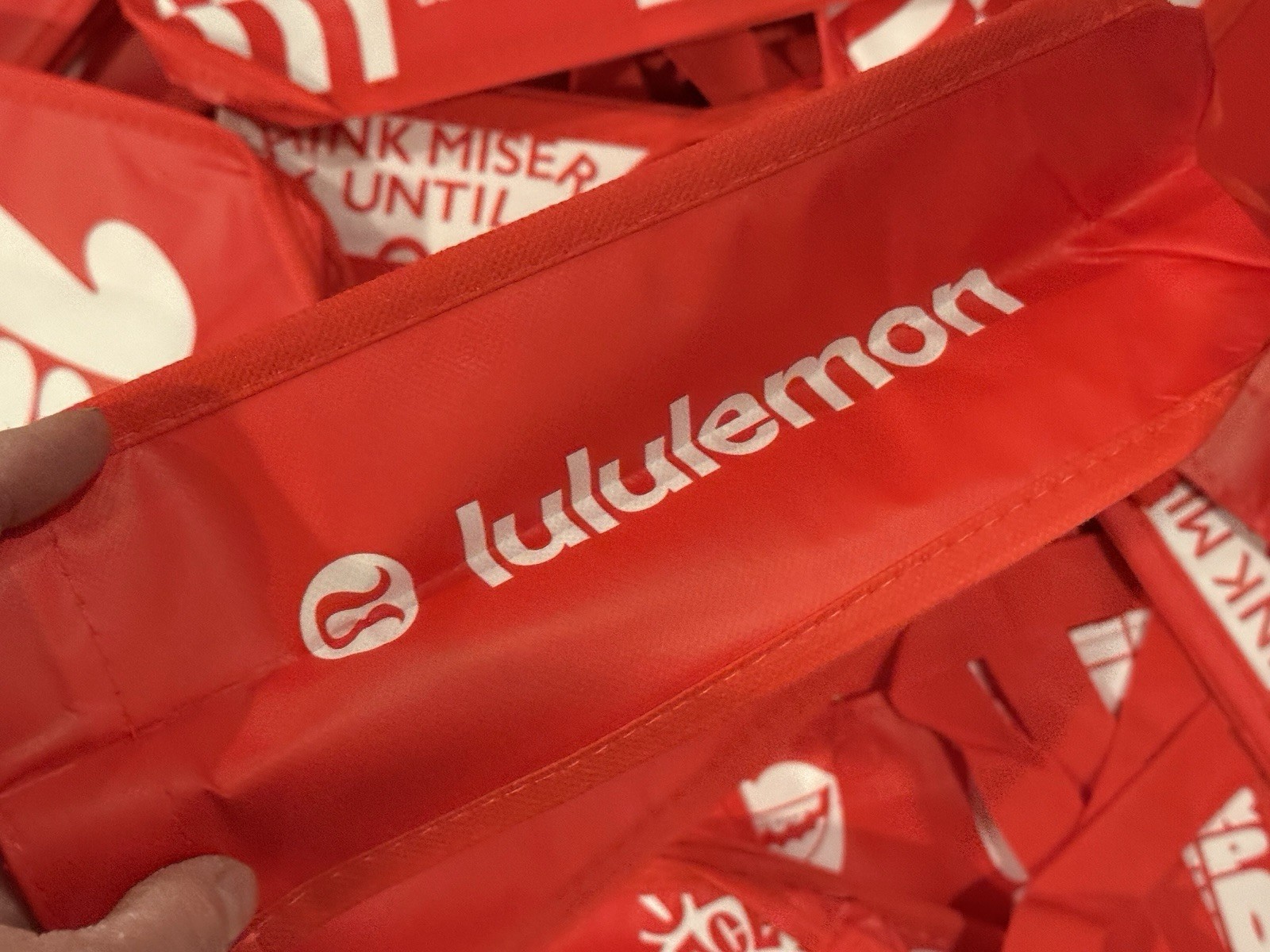 Lululemon Reusable Shopping Bags, Gift Bags, Lulu Lunch Totes NEW – Lot Of 16