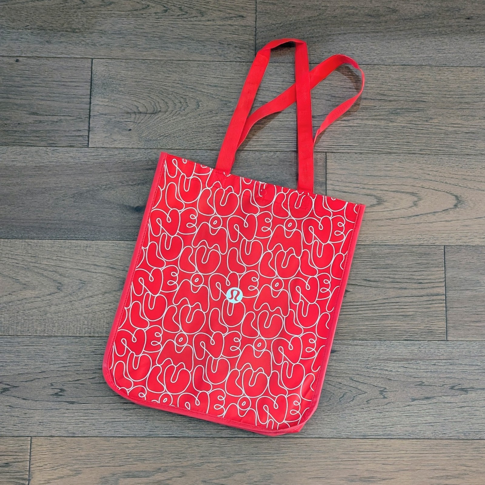 Lululemon Large Shopping Tote Lunch Bag 🩷 Red 🩷 *NEW!* ⚡ Ships Fast