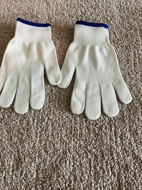 NEW Saint Joseph’s Indian School Purple Bottom Shopping bag and white gloves