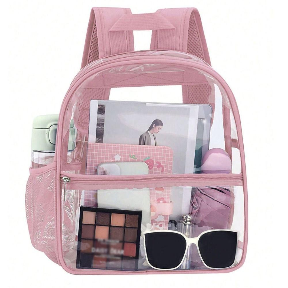 Small Clear Backpack Transparent Pvc Backpack Summer Waterproof Beach Cell Phone