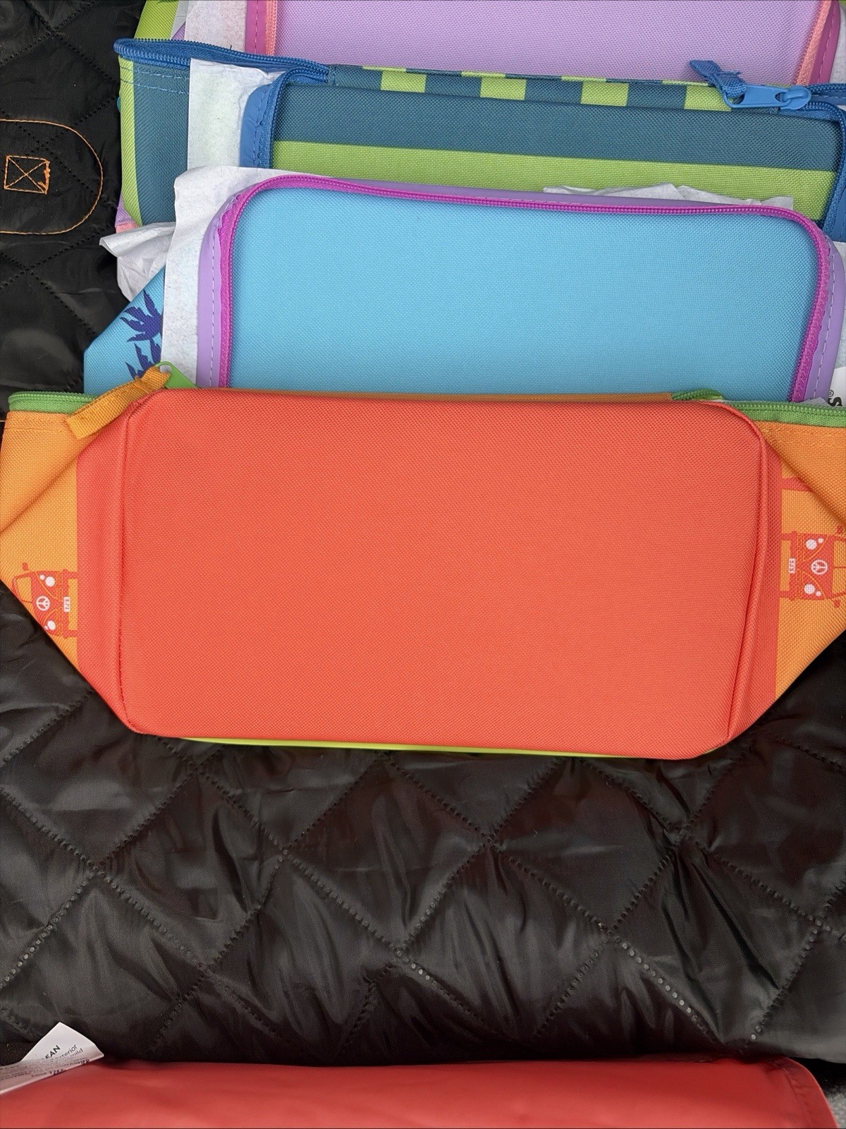 Trader Joes mini insulated bags New Summer Colors 6 Pack! Lot 1