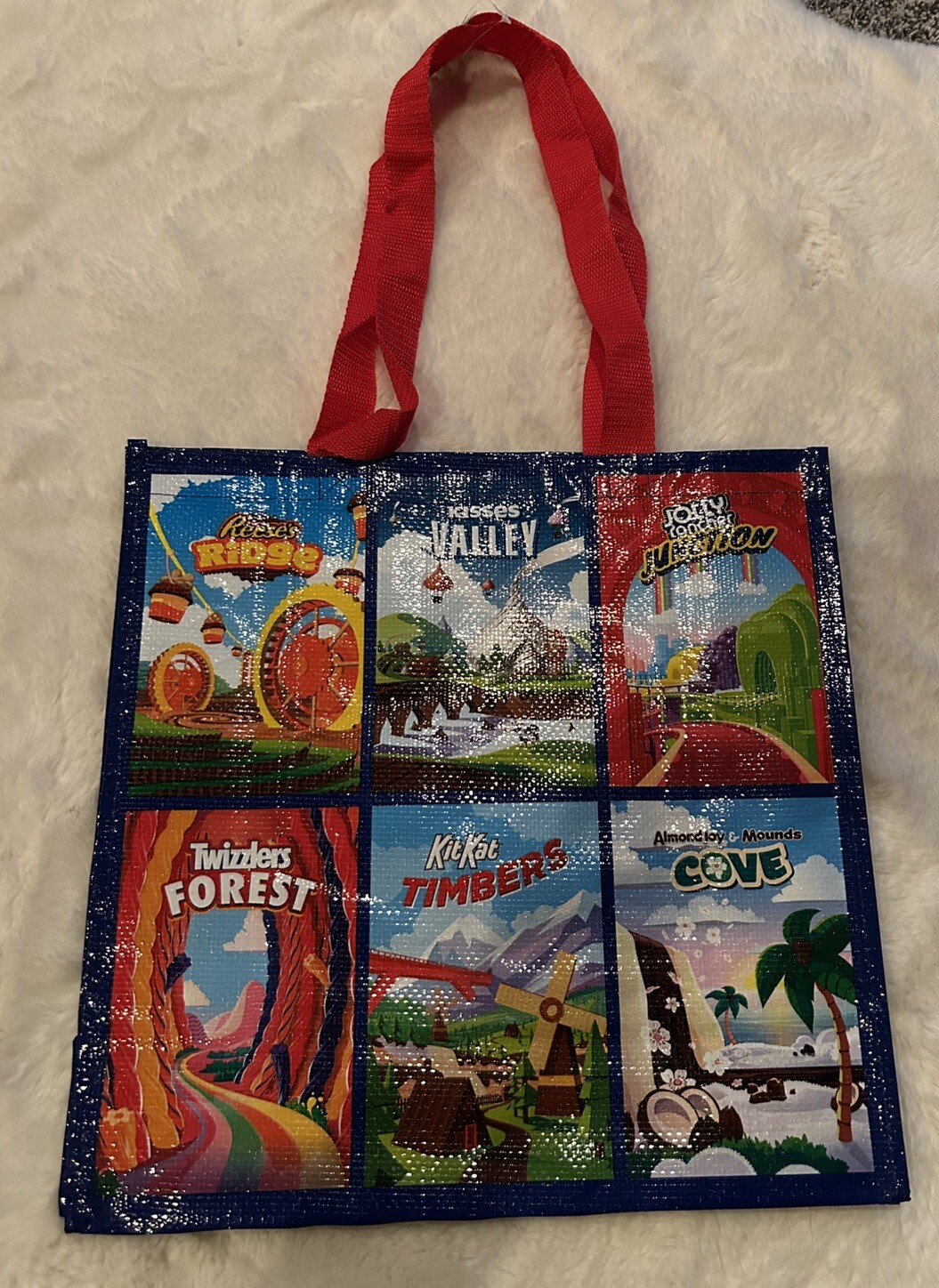 New w/ Tag Hershey Chocolate World Great Candy Expedition Reusable Tote Bag