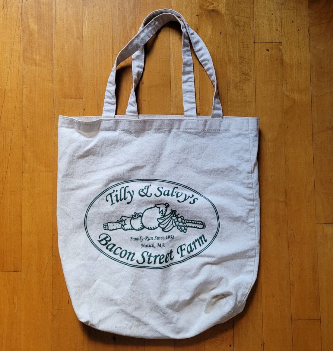 Tilly L Salvy’s Cotton Grocery Tote 16 X 15