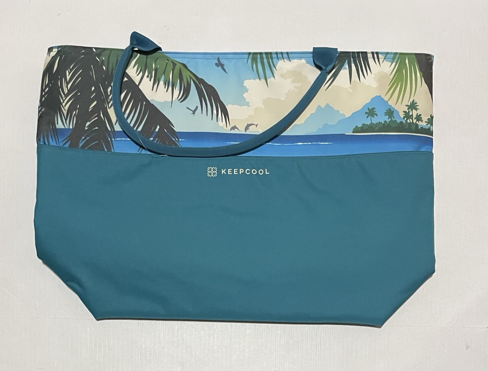Keep Cool Insulated Reusable Shopping Bag Cooler BLUE 25 X 17 NEW Rare KEEPCOOL