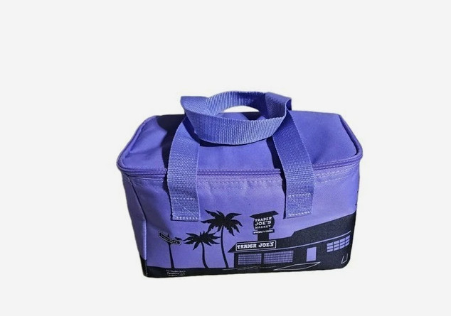 Trader Joe’s Mini Insulated Tote Bag- Purple NWT