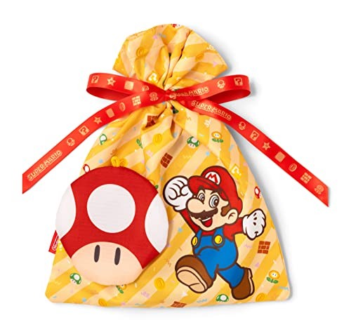 Super Mario Wrapping x Eco Bag Mini Super Mushroom From Japan