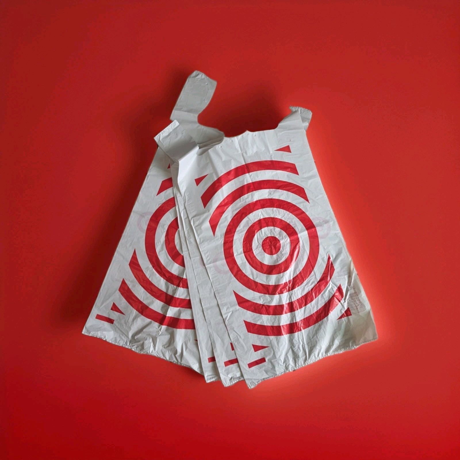 27×15 Target Plastic Grocery Bags Single Use Folded Art Crafts Trash Bag 4 Count