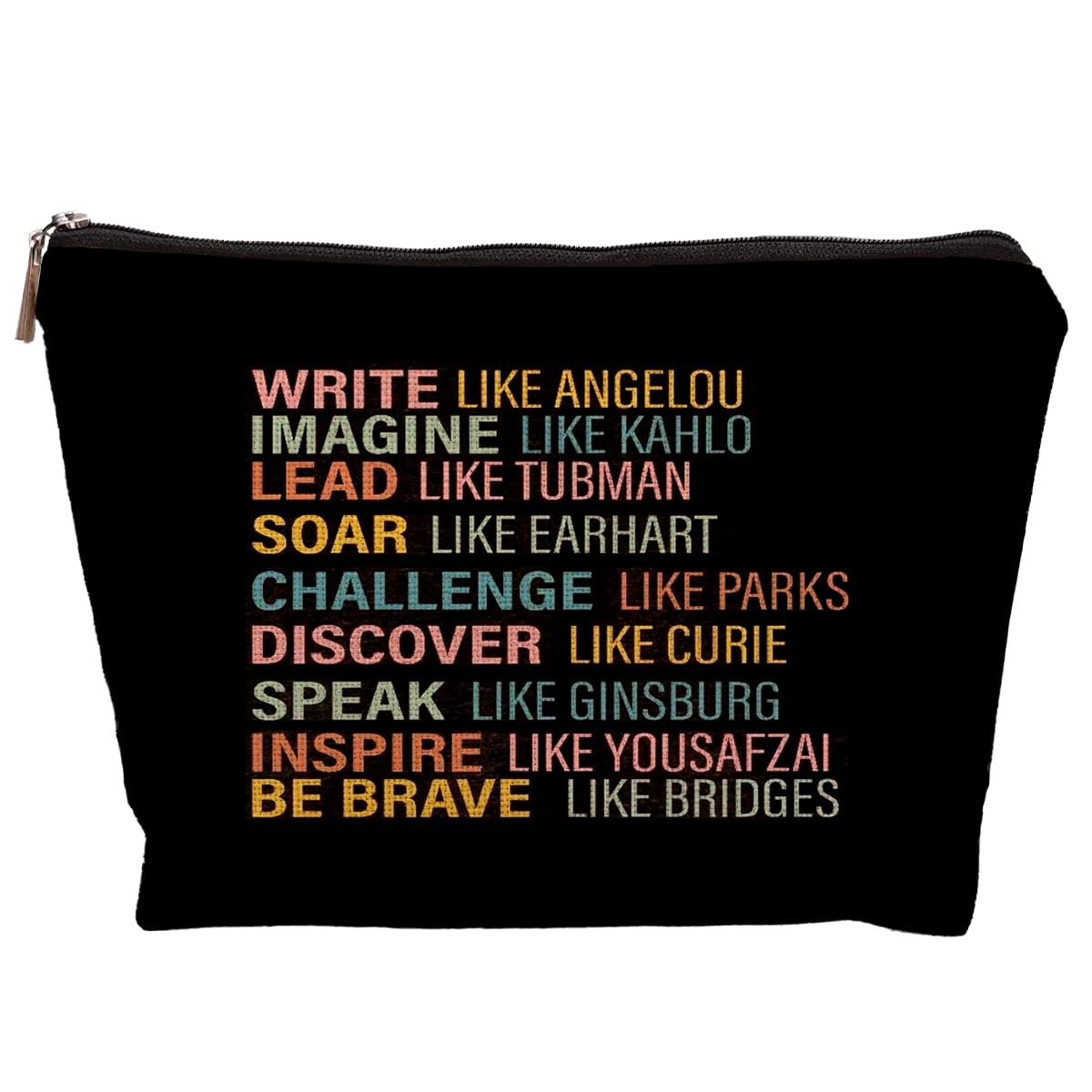 uinwk Inspirational Gifts for Women Makeup Bag, Empowerment Multicolor