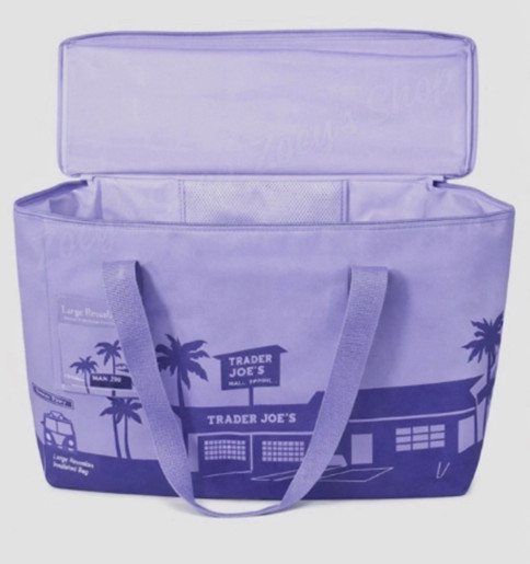 Trader Joe NWT Limited Edition COLOR 8 GALLON INSULATED REUSABLE TOTE BEACH BAG