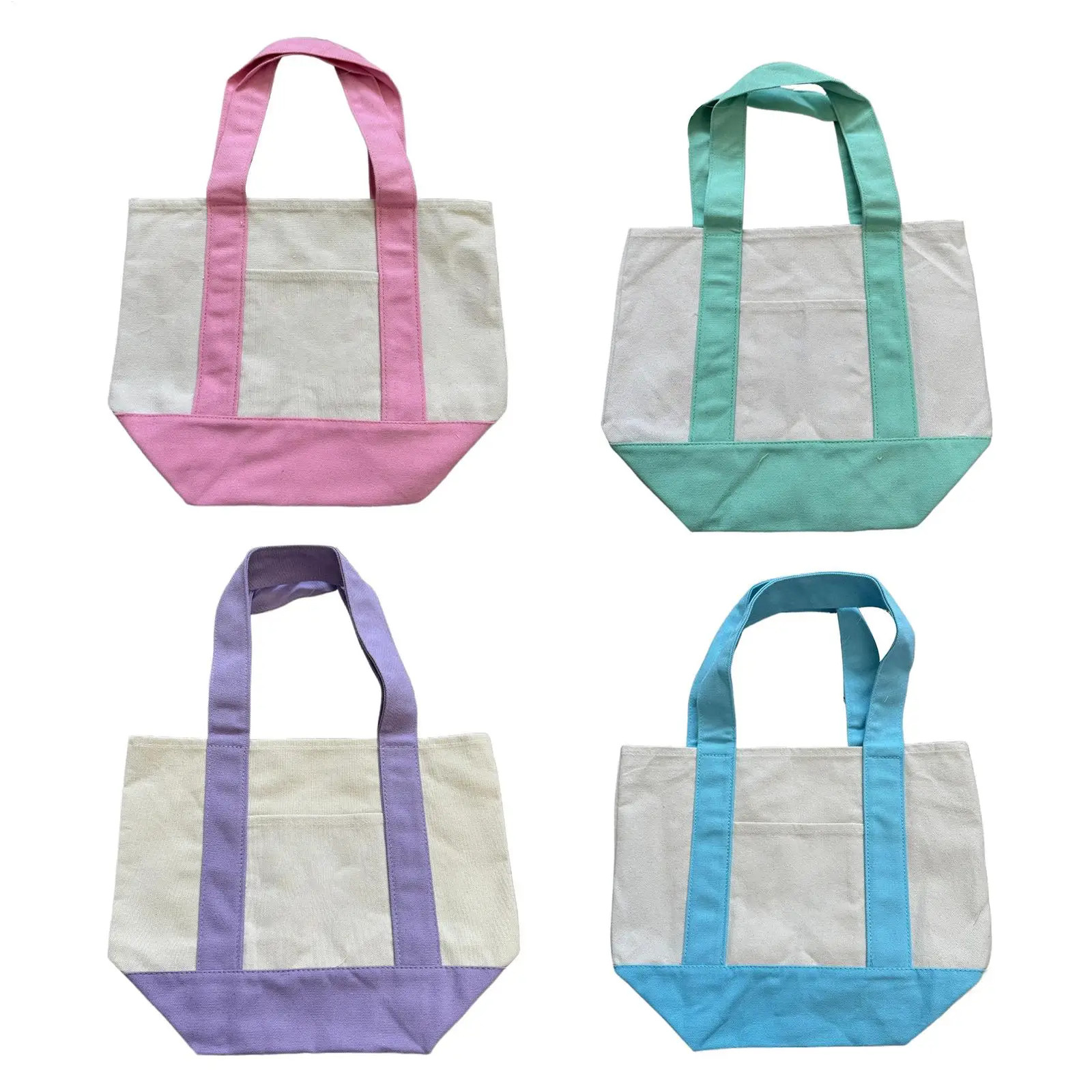 Canvas Tote Bag Large Canvas Tote Bag Reusable Grocery Carrier Fashionable