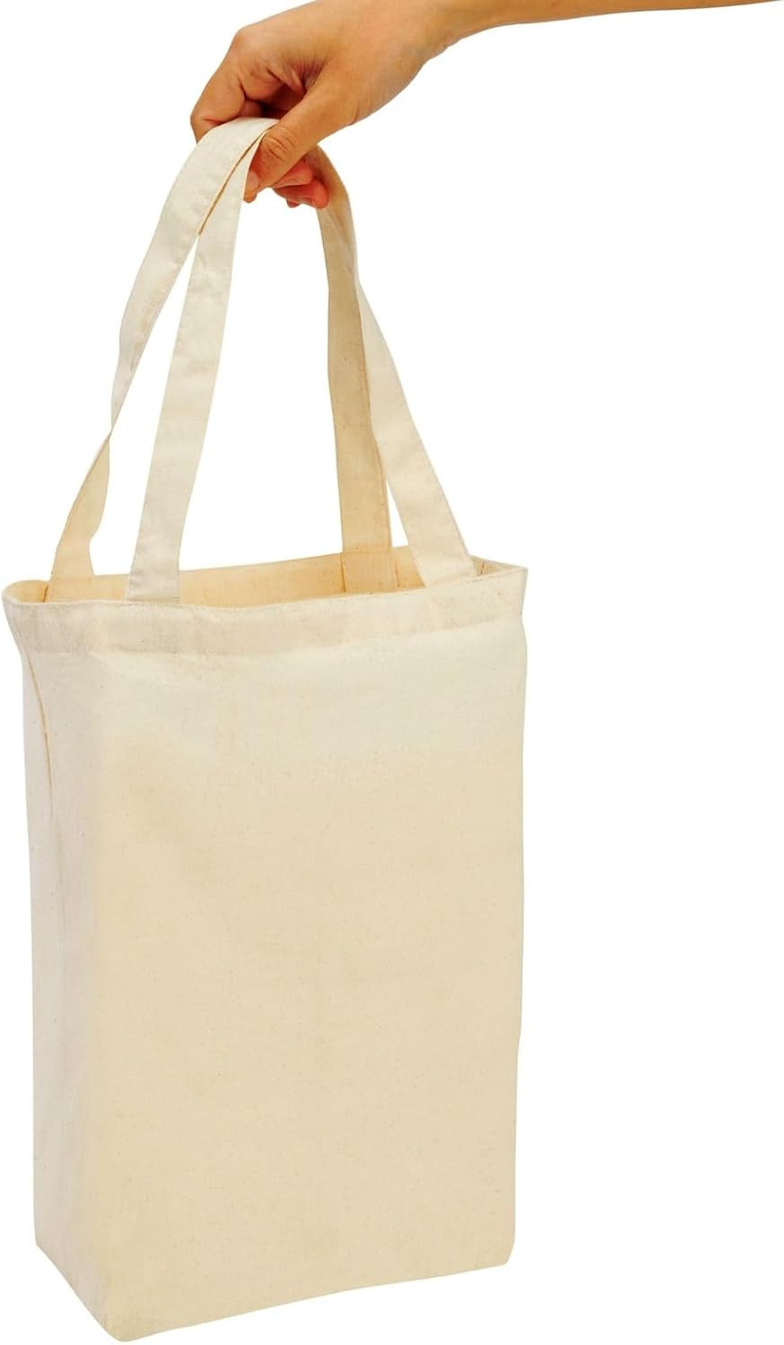 24-Pack Blank Cotton Canvas Tote Bags Bulk – Reusable Cotton Tote Bag for DIY Cr