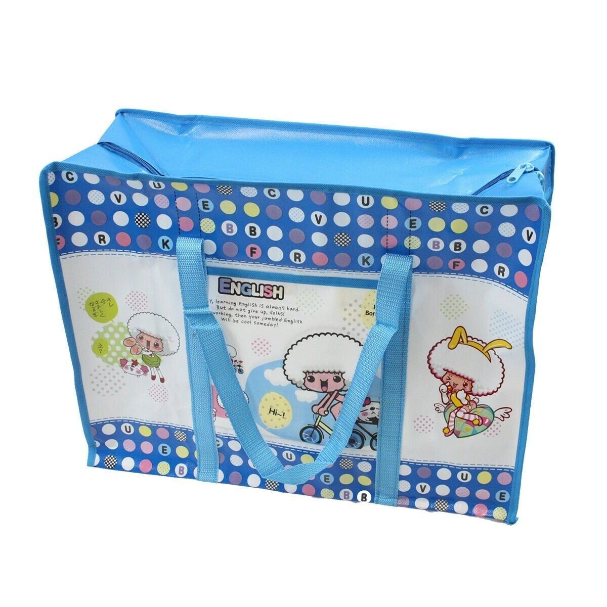 XL Reusable Tote Bag Shoulder Waterproof Shopping Grocery Travel Picnic Beach