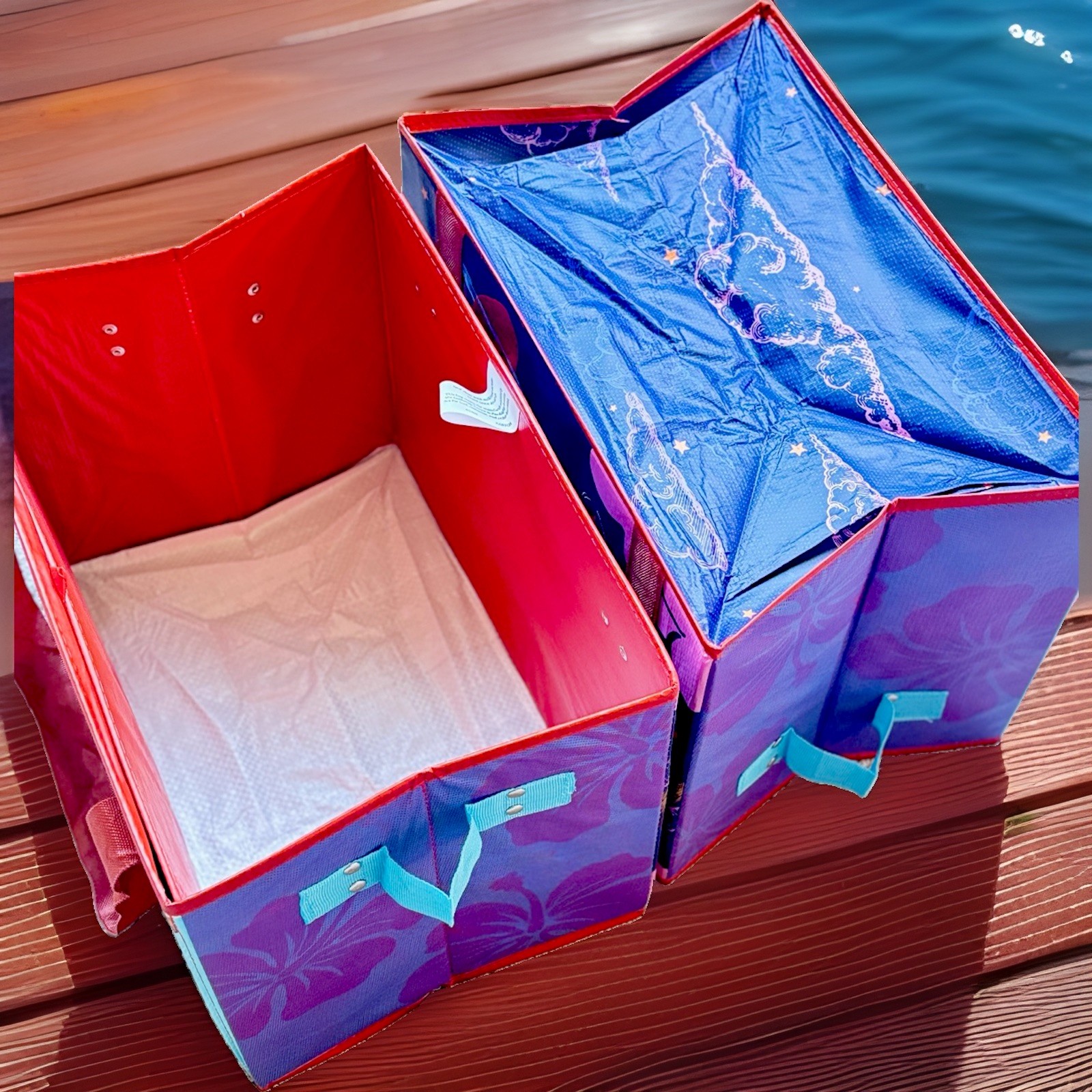 💛 2 Pack NEW Trader Joe’s Stand Up Foldable Reusable Grocery Storage Tote Bags