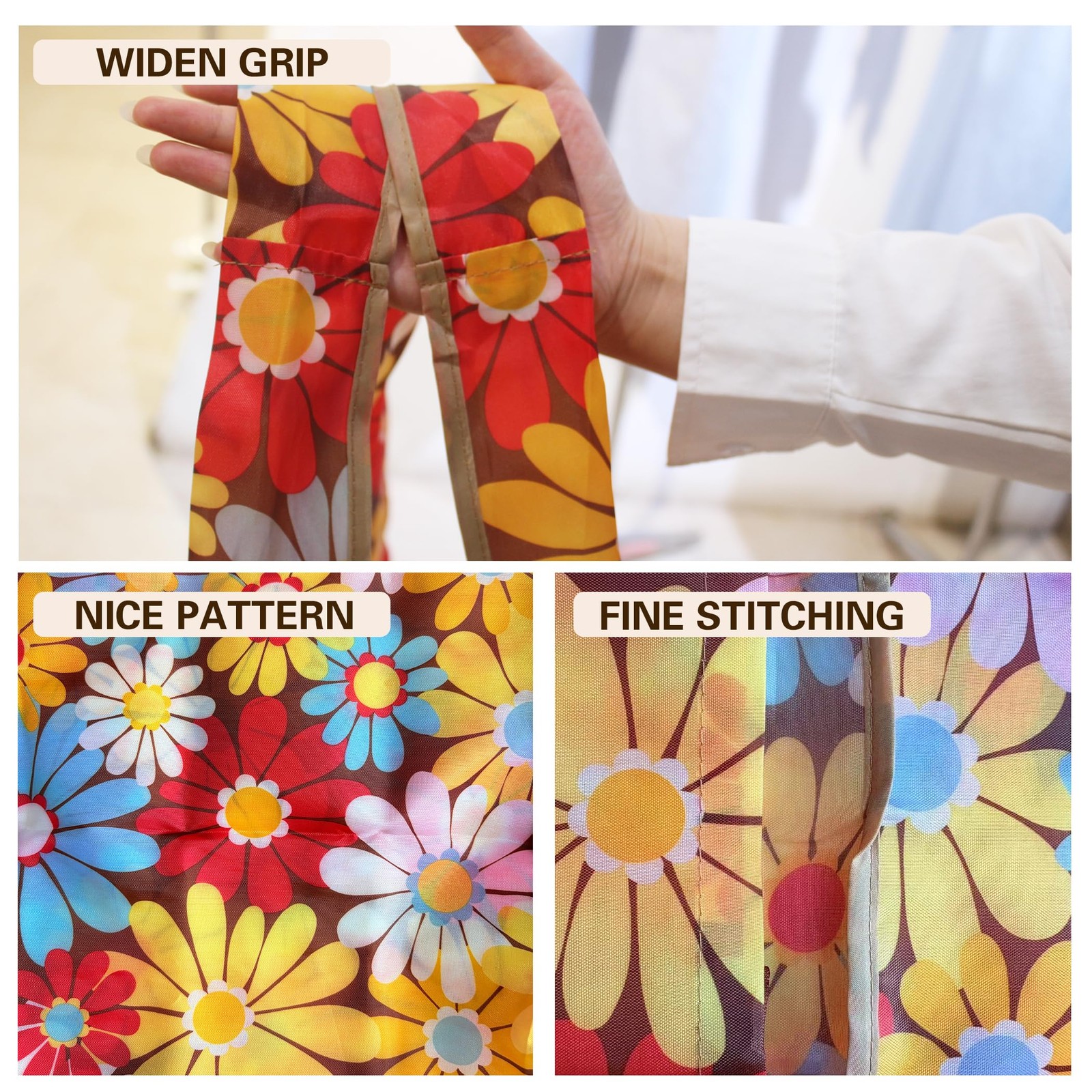 2-Piece Reusable Grocery Bags,Shopping Bags,Grocery Bags Reusable Shopping 60+Po