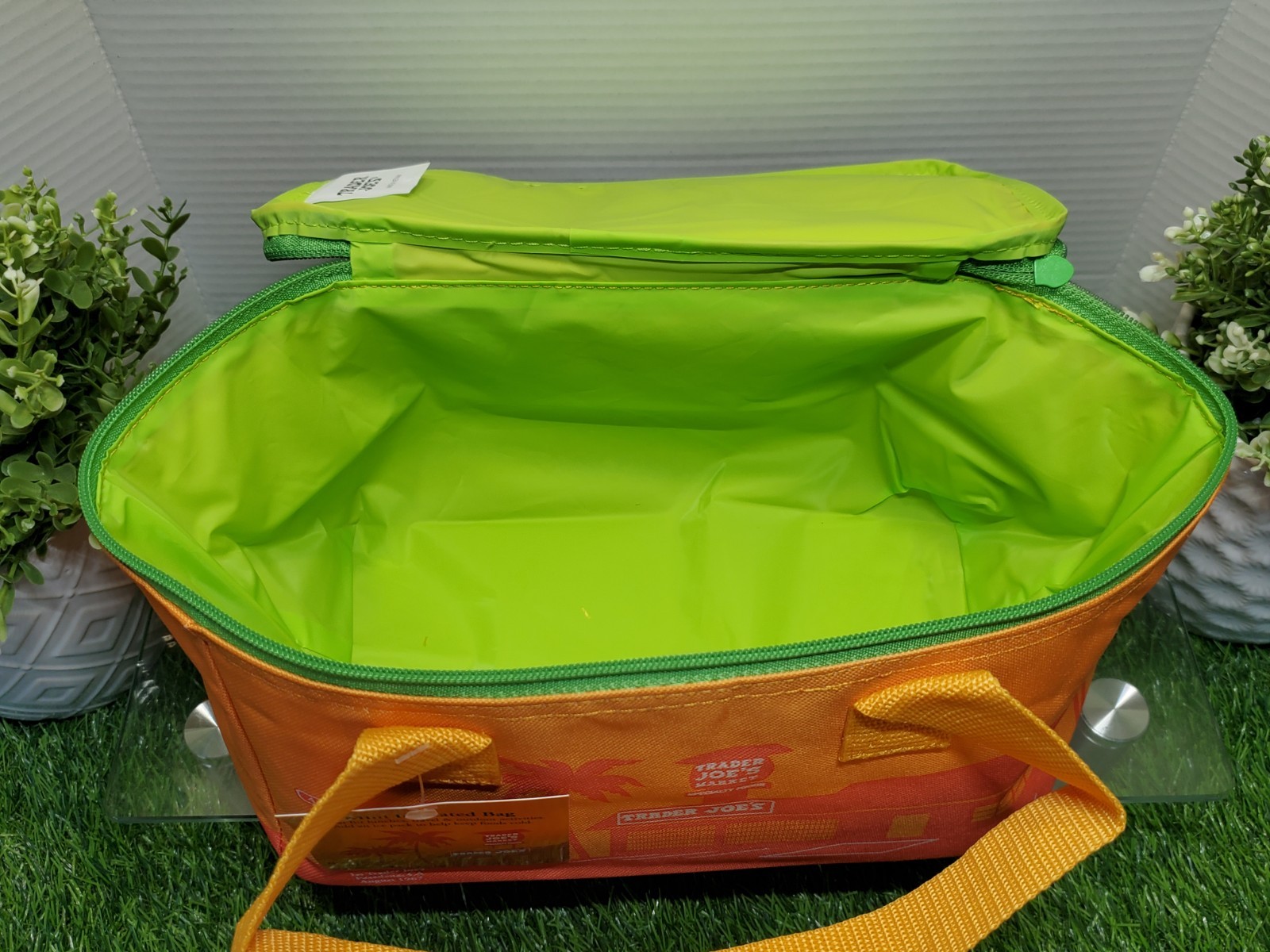 Trader Joe’s Summer 2026 Mini Insulated Tote Bag Orange Crush 1.5 Gallons🟠🌴NEW
