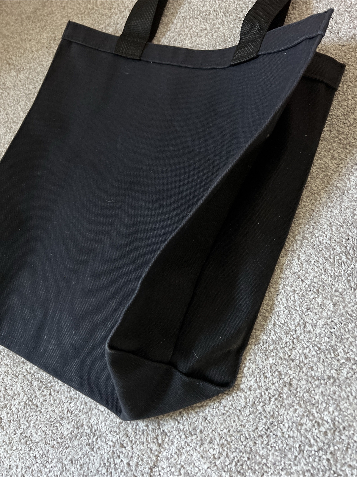 The New York Society Library Tote Bag Black Canvas USA Book Club Purse Shopping