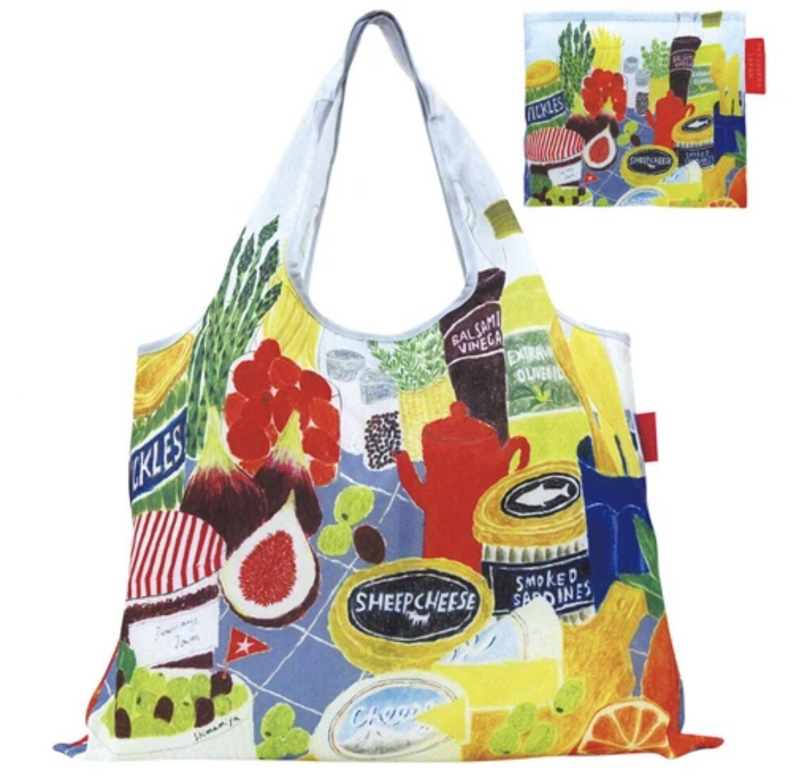 Eco Reusable Bag Tote – Vegetables, Foods, Grocery For Shopping Storage Kawaii