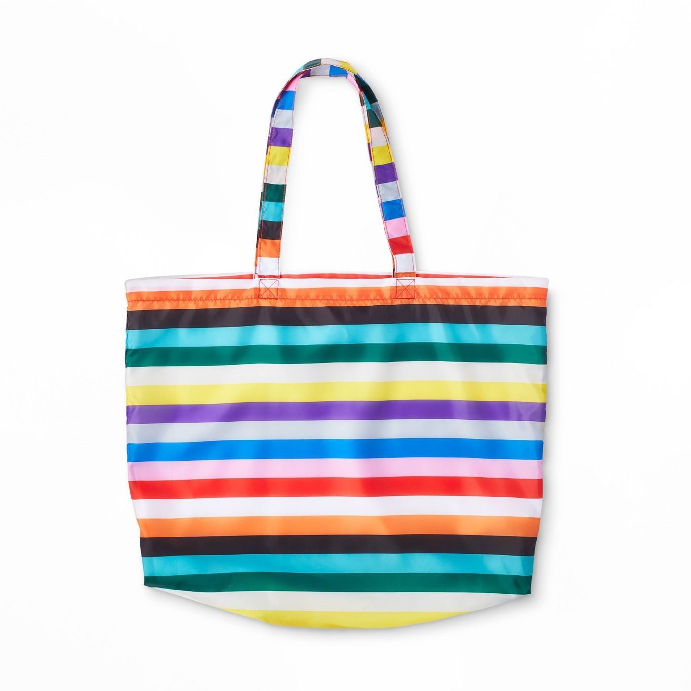 LEGO Reusable Rainbow Mix Stripe Lightweight Tote Bag – LEGO x Target Collection