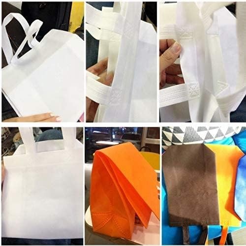 Supersize 14 Pack Reusable Non Woven Gift Bags with Handles Party Fabric Tote…
