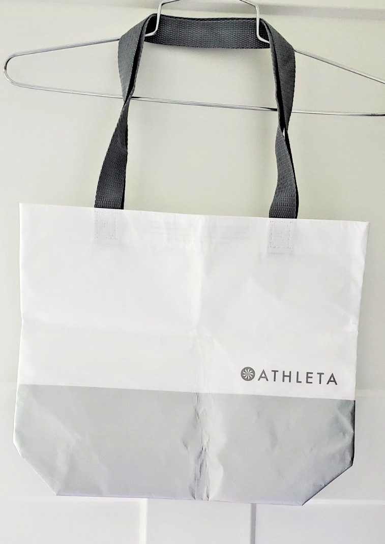 Athleta reusable tote Bag 14 in X 12 in X 4 in