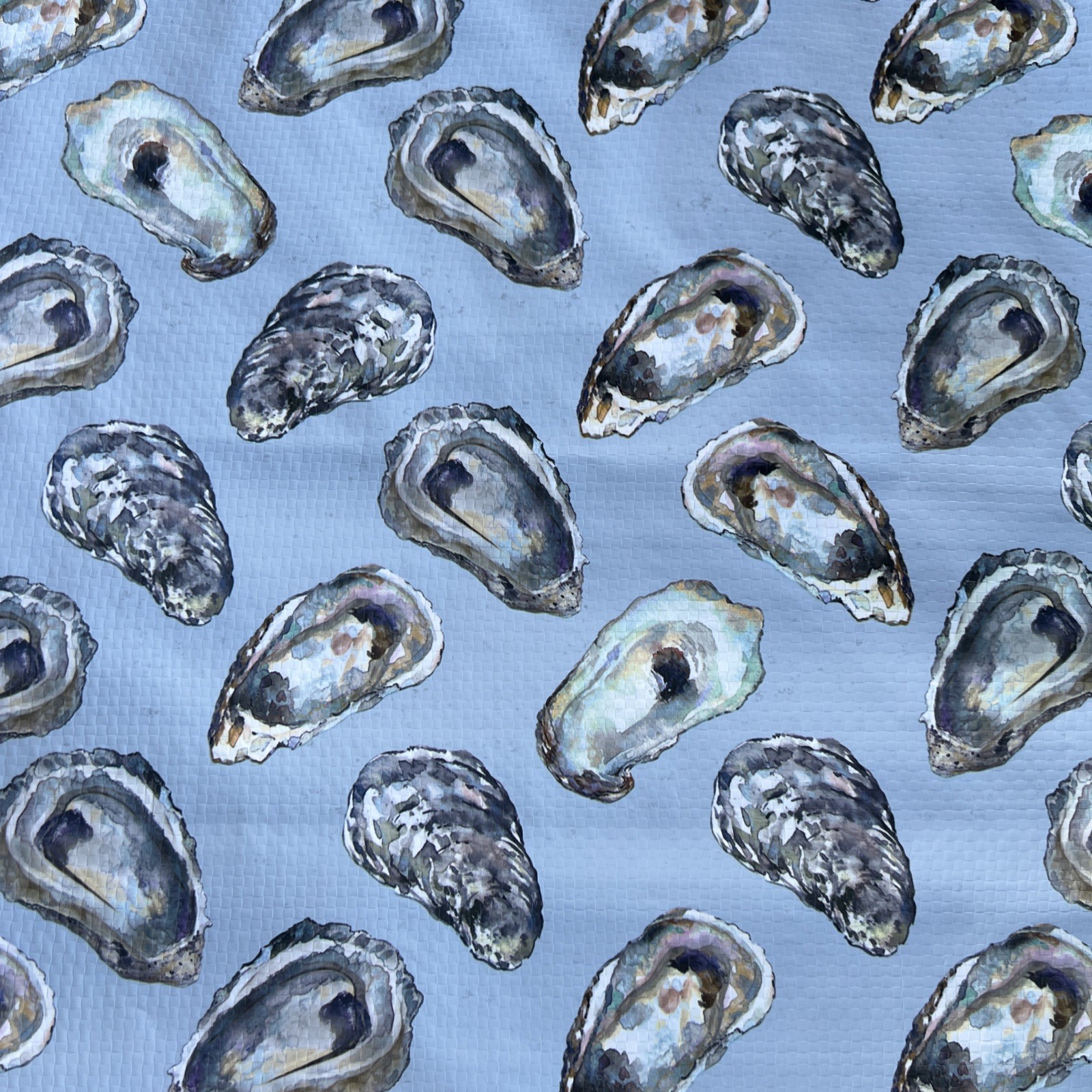 NEW Large Reusable Shopping Bag – Beautiful Design! OYSTERS 🦪 all OVER free✈️