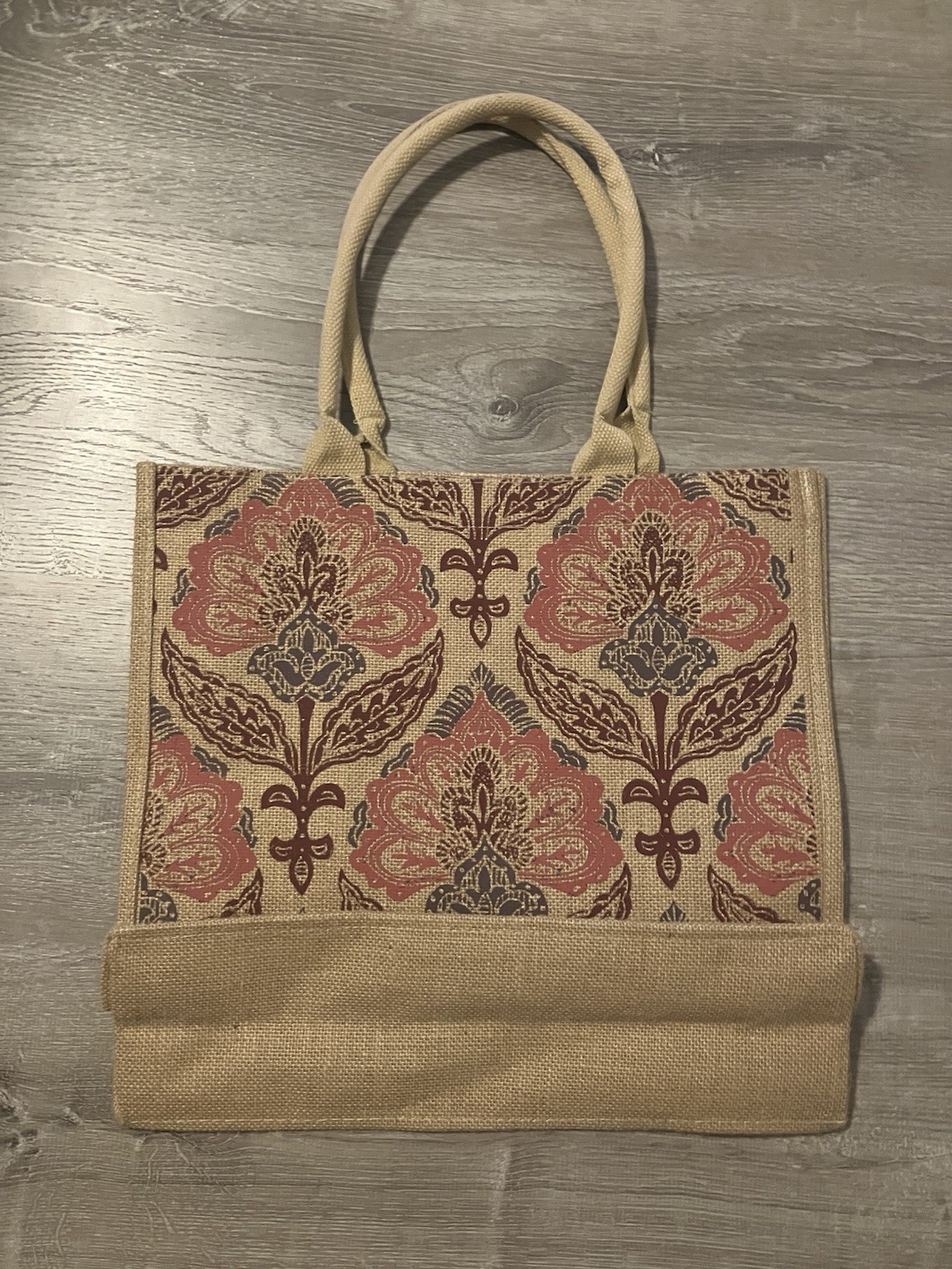 Cost Plus World Market Burlap Bag w/ Handles