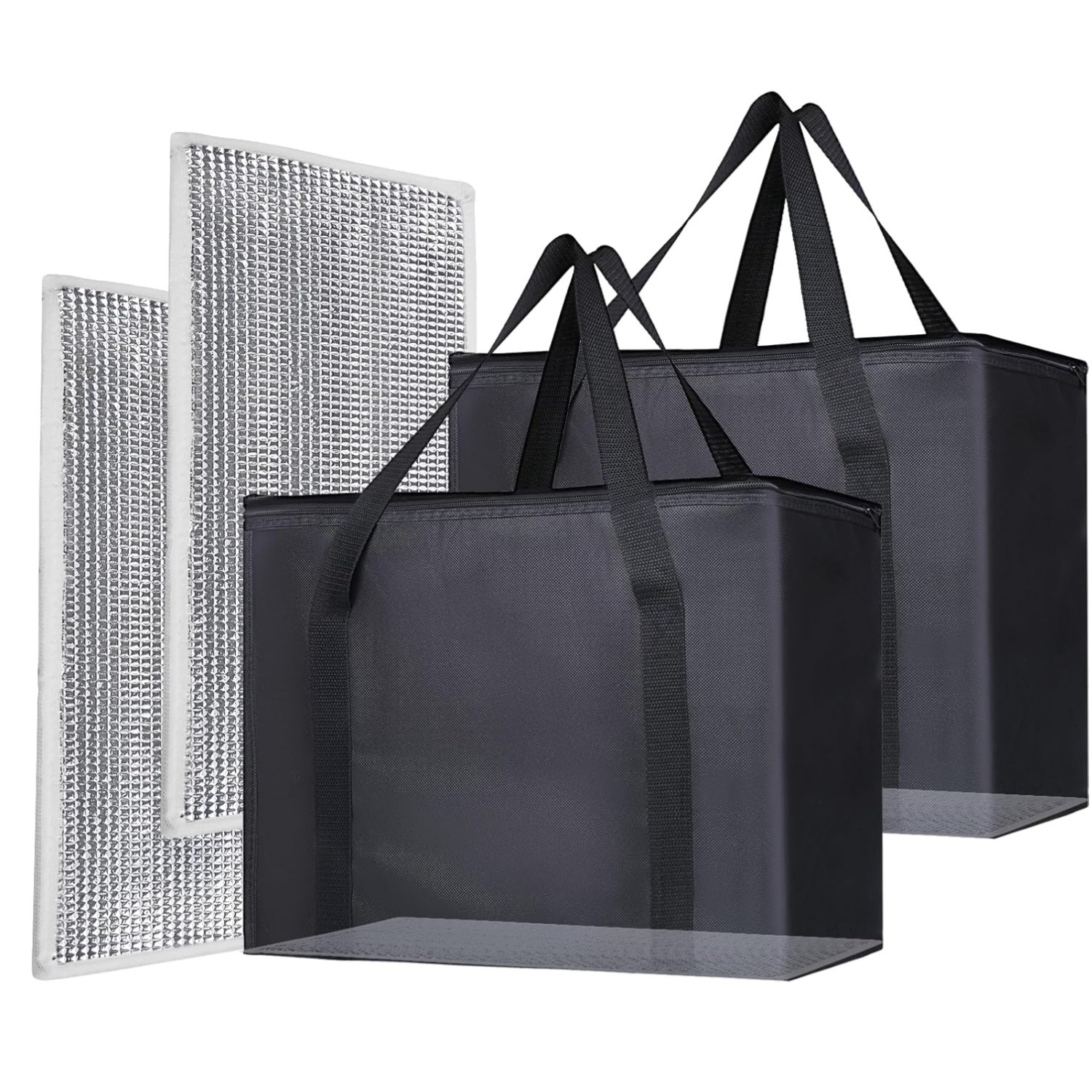 XL Insulated Grocery Bags 2PK – Heavy Duty Cooler Tote