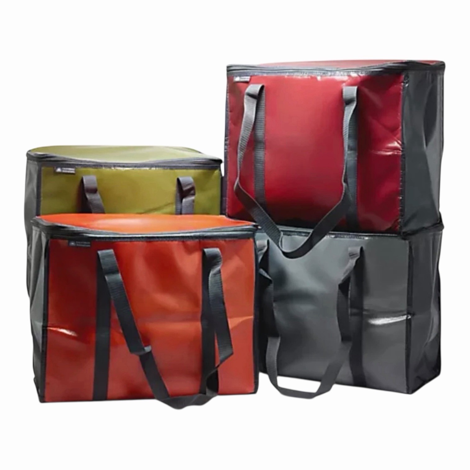 California Innovations S/4 Super Shopper Tote Bags w/ Zip Closure(Random Colors)
