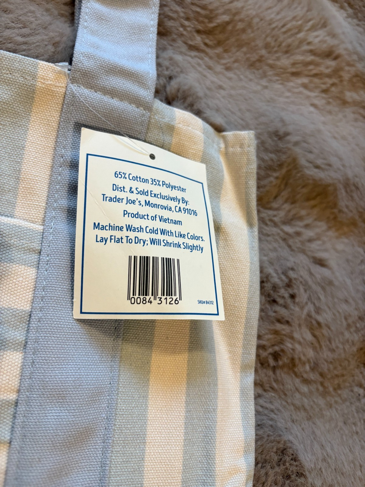 Trader Joe’s Mini Canvas Tote Bag All Pastel Colors • Limited Edition NWT 2026