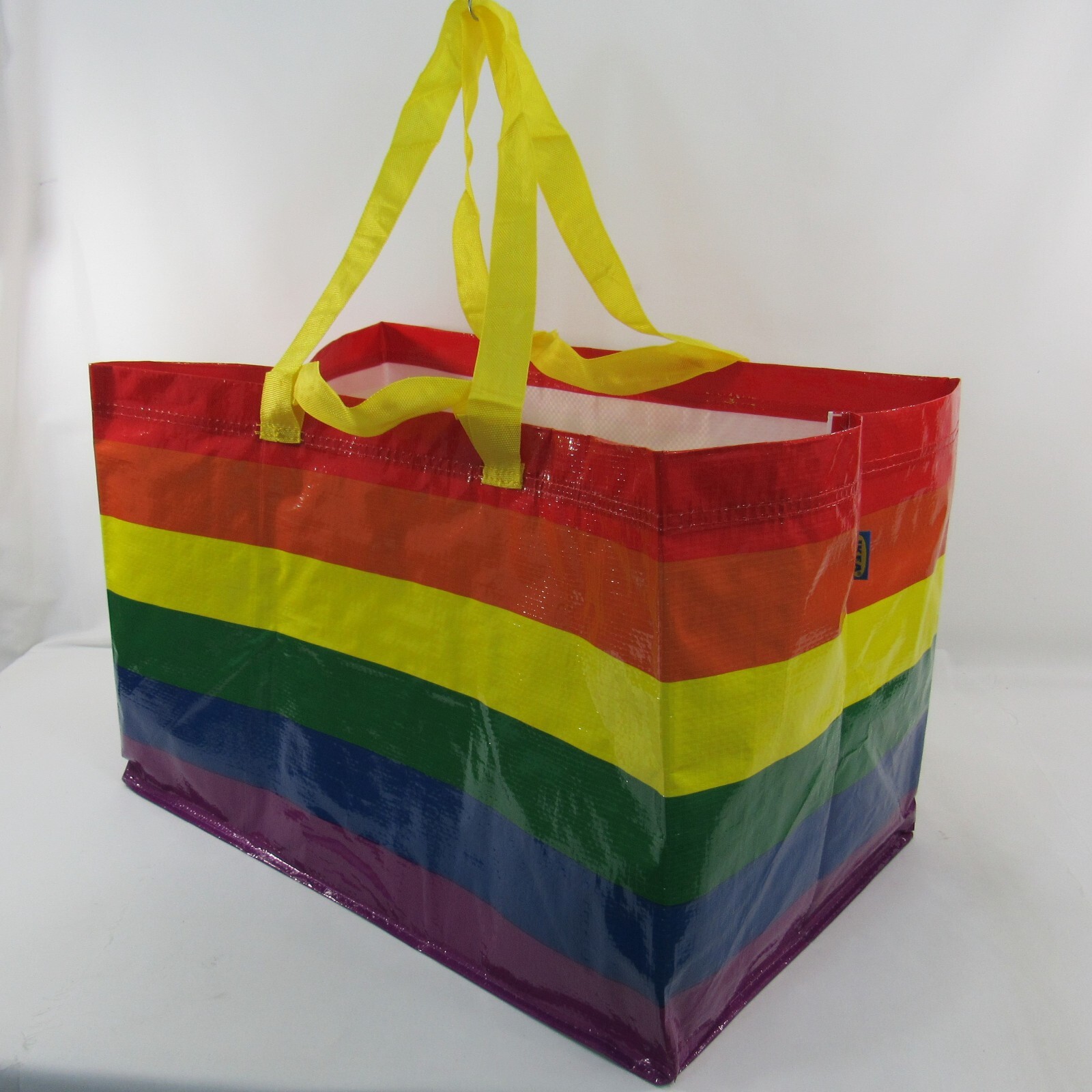 Ikea Storstomma Rainbow Bag Large Tote Reusable ECO Grocery Laundry Storage Bag