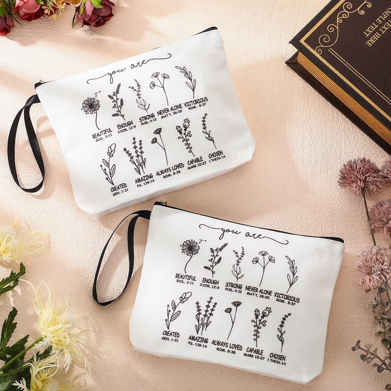 Reginary 10 Pcs Christian Gifts Bulk for Church Women Religious White