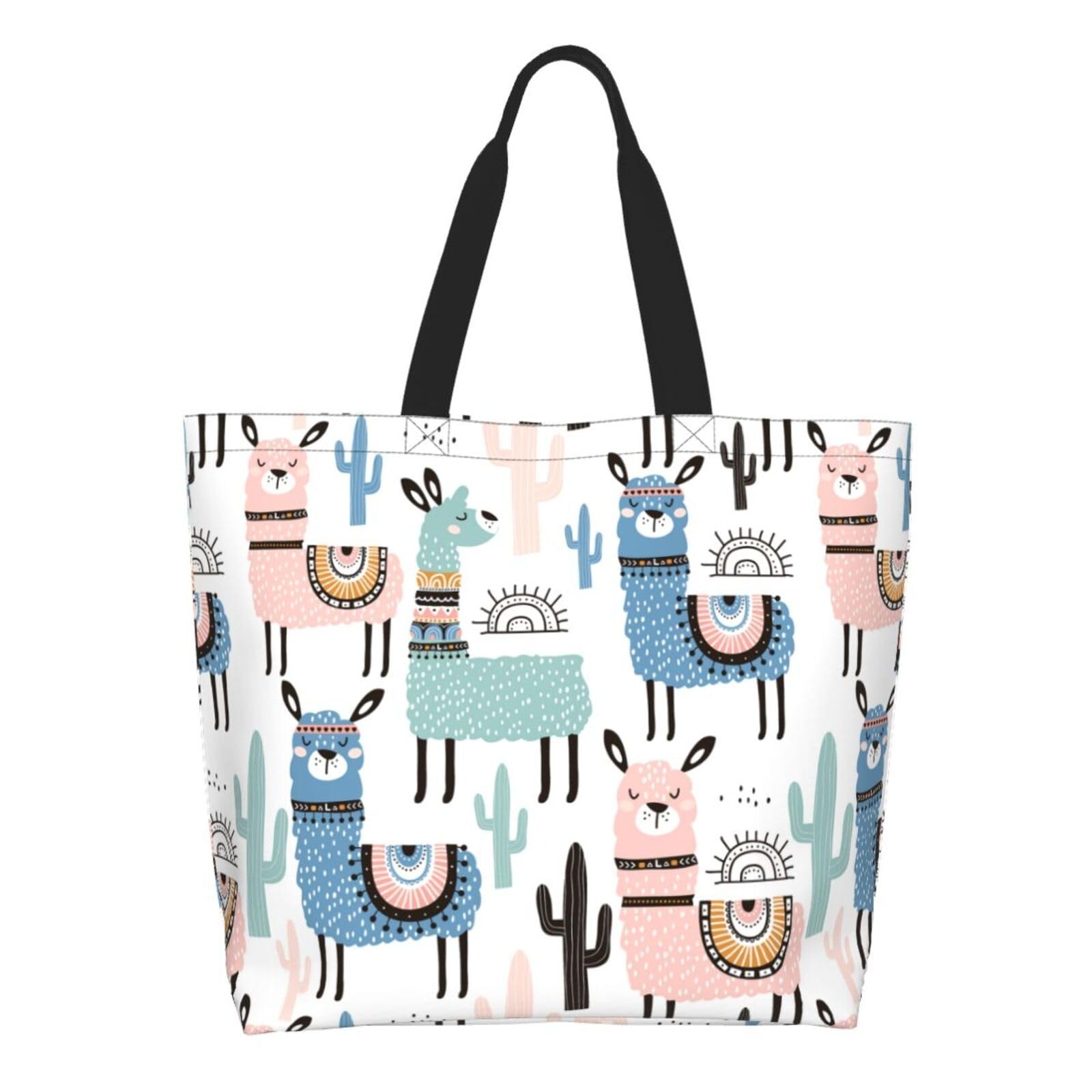 Large Beach Tote Bag Women Reusable Grocery Handbag Travel Shopping Casual