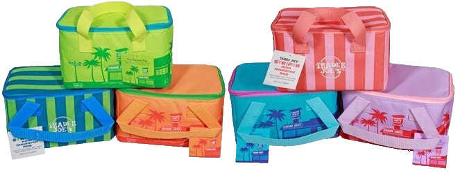 Set of 6 Trader Joe’s 2026 Mini Insulated Tote Bags New w/Tag All Colors