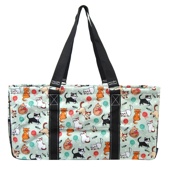 NGIL Extra Large Utility Tote Reusable Grocery Bag Oversized Collapsible