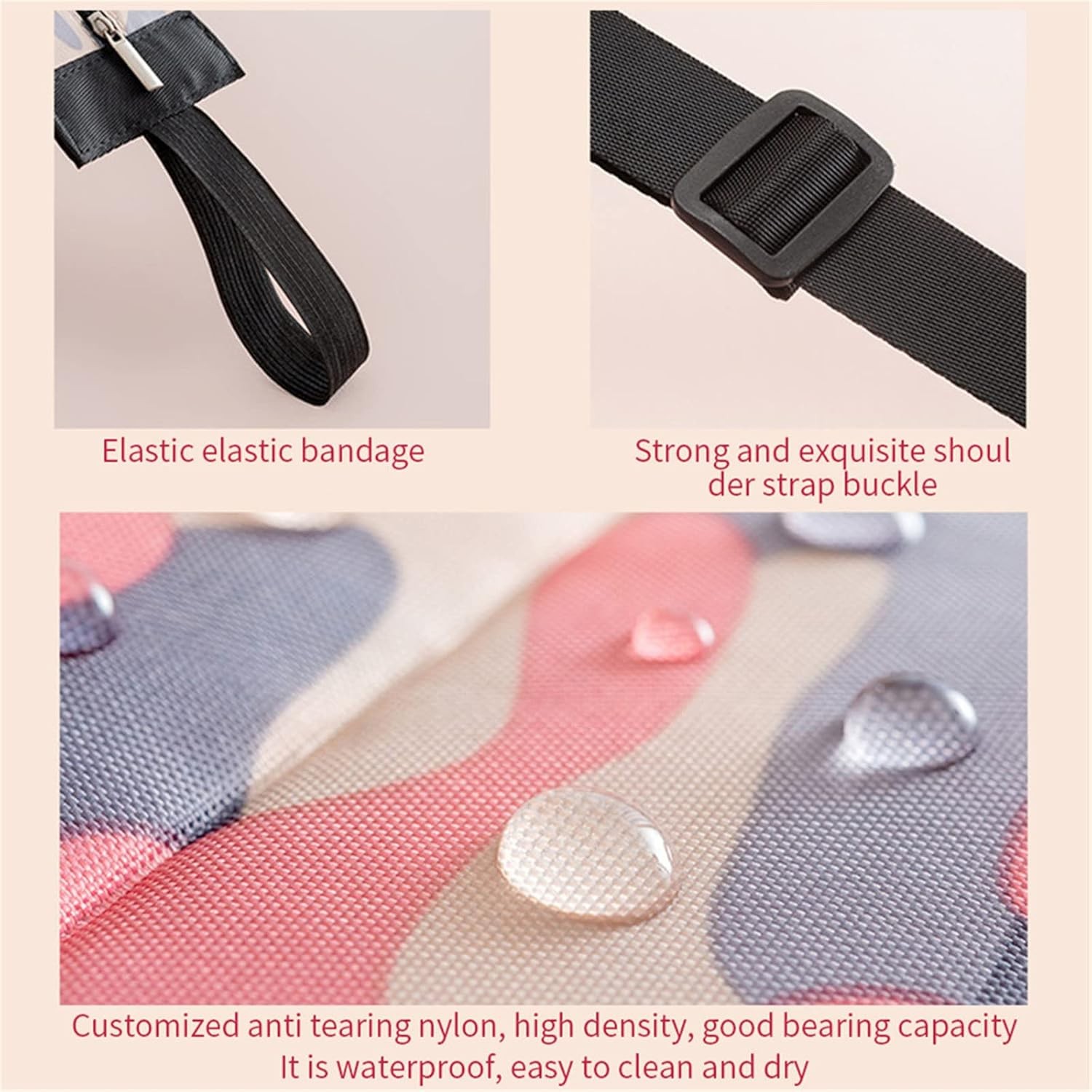 Portable Foldable Shopping Bag Large Capacity Multipurpose Storage Bag Sports Tr