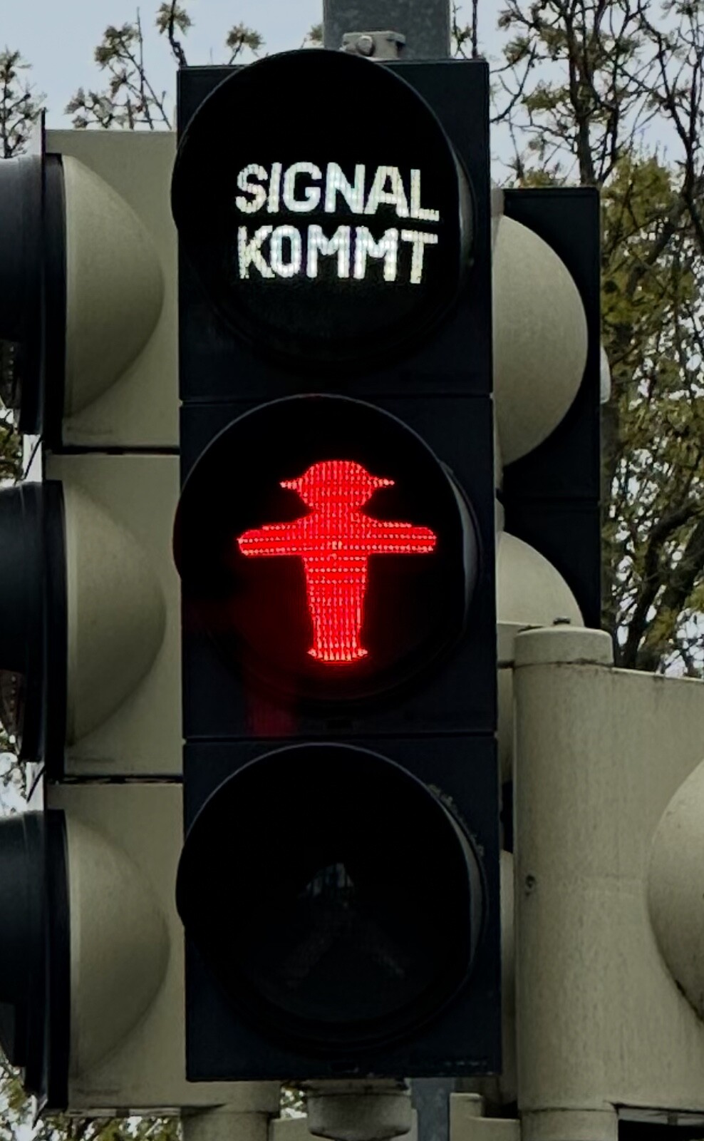 Berlin Ampelmann Tote Bag 💎 German Walk Pedestrian Crossing & Stop/Go ~LAST ONE