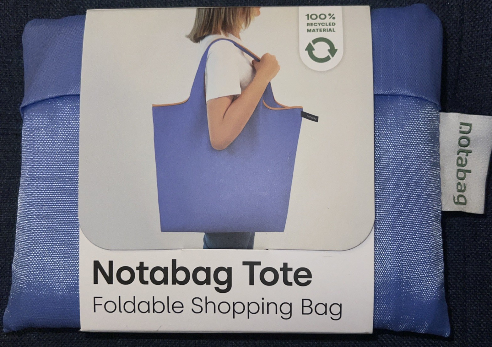 Notabag Foldable Reusable shopping Bag/ Tote -Designed In Germany Waterproof NEW