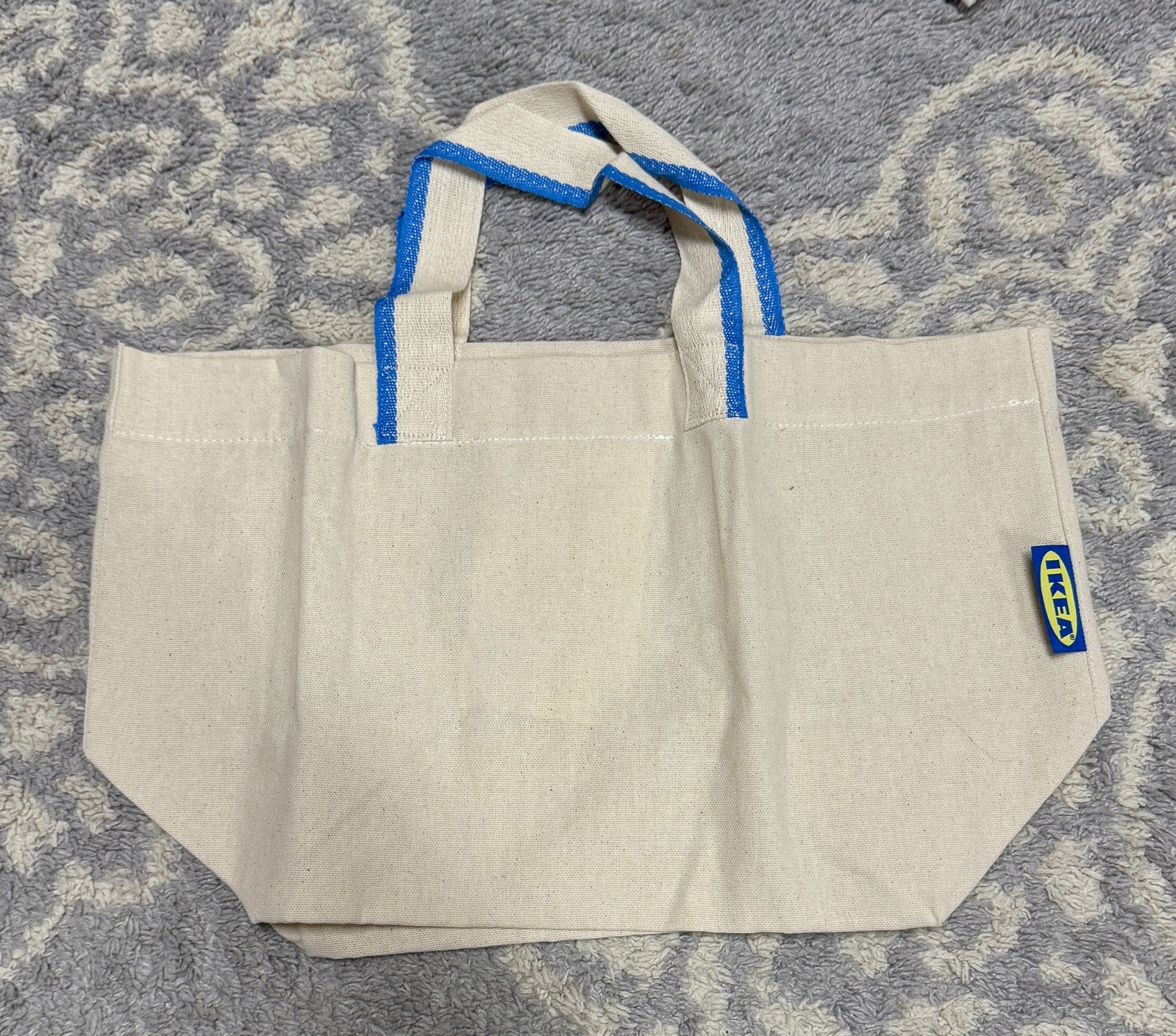 IKEA Spikrak 3 Gal. Bag Medium Tote Reusable Cotton Grocery Bag 005.133.64 New