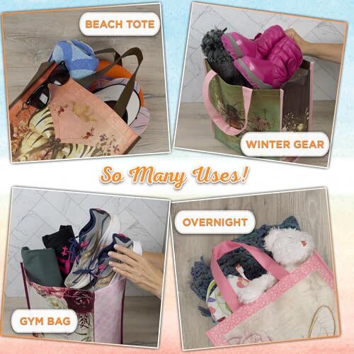 Reusable Shopping Tote Bag For Women May The Lord Bless You And Keep You Number