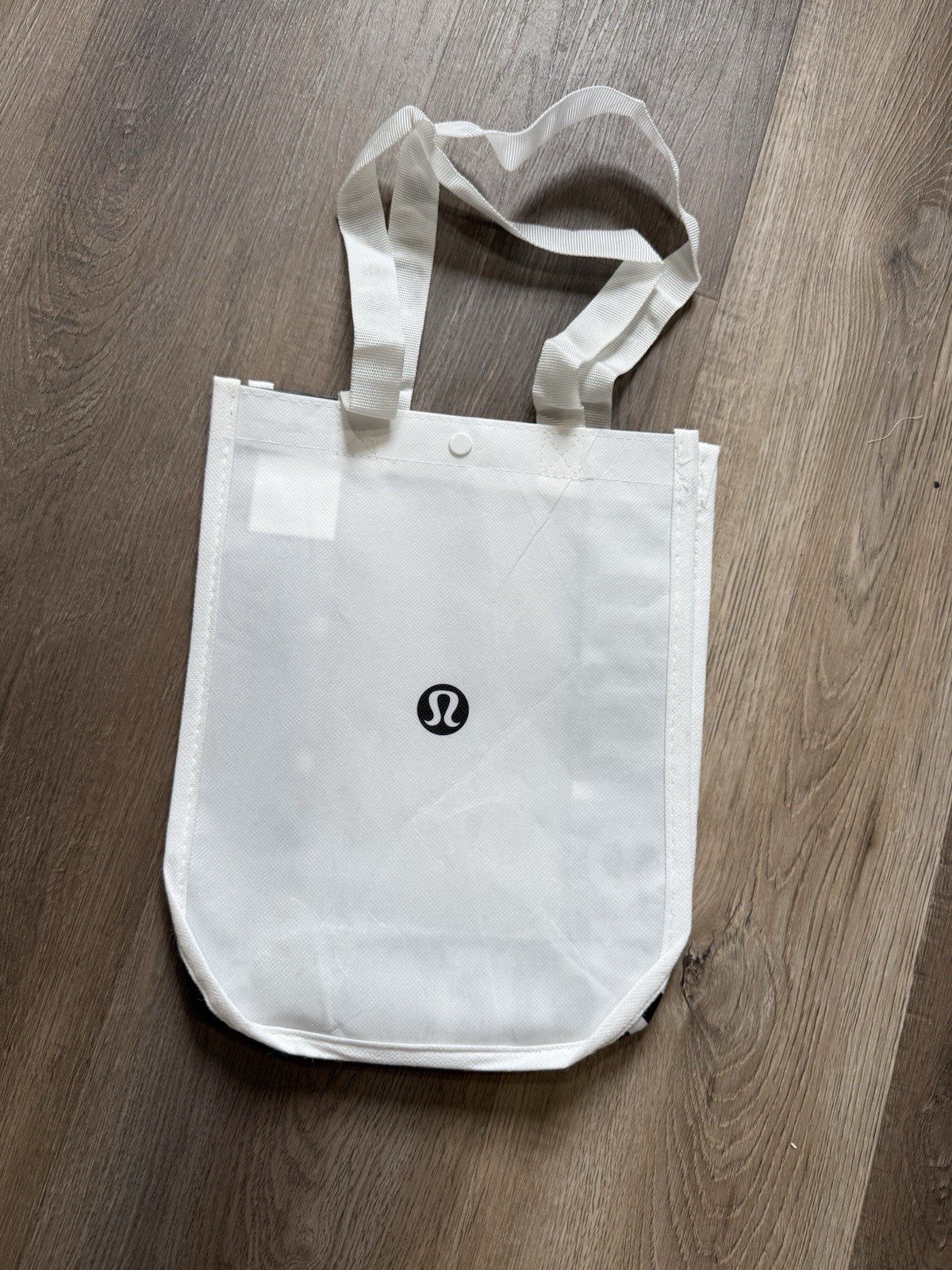 Lululemon athletics black and white reusable tote black and white small