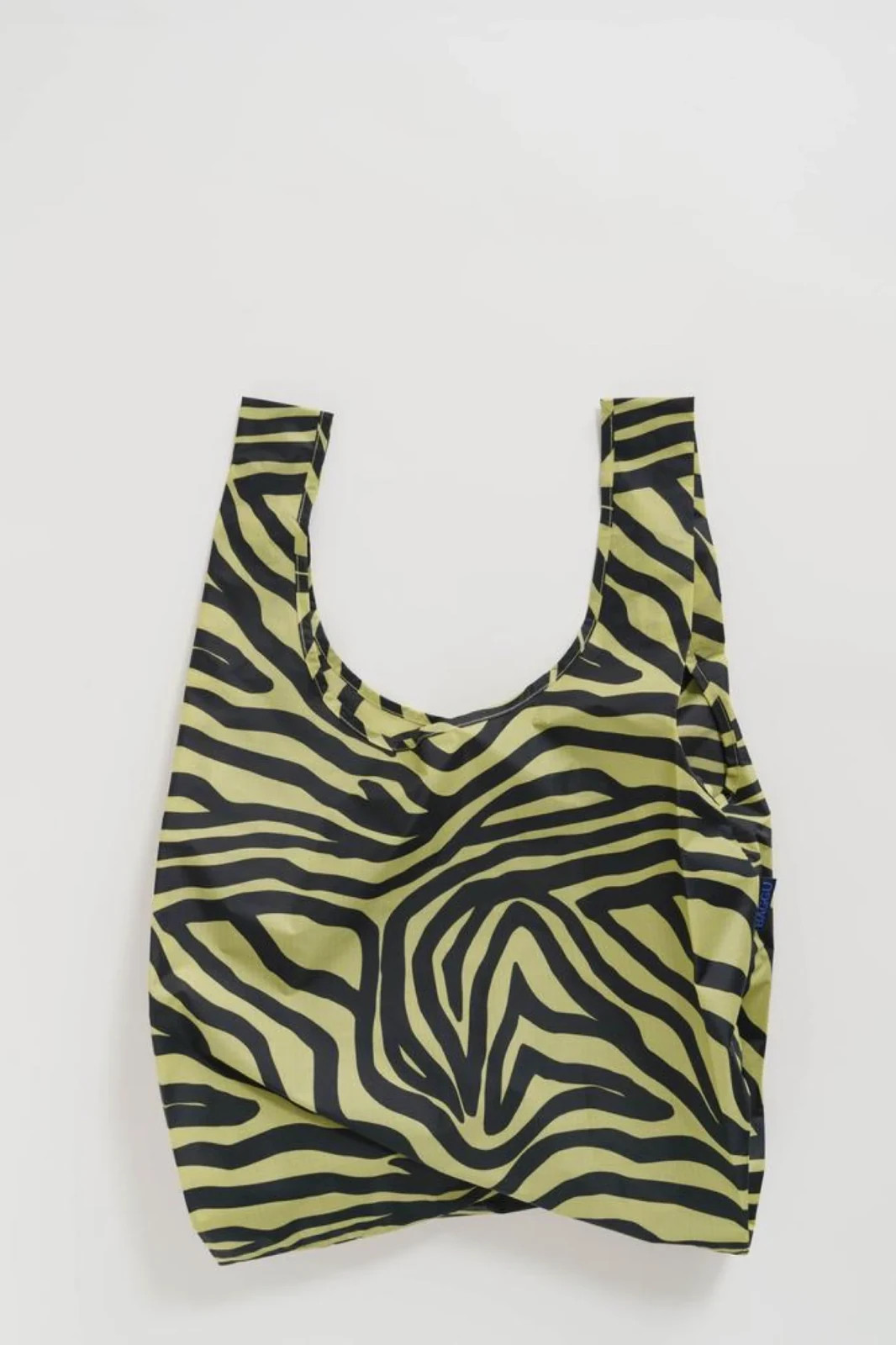 NWT Baggu Standard Reusable Bag Olive Zebra US seller Discontinued OOP Sold Out