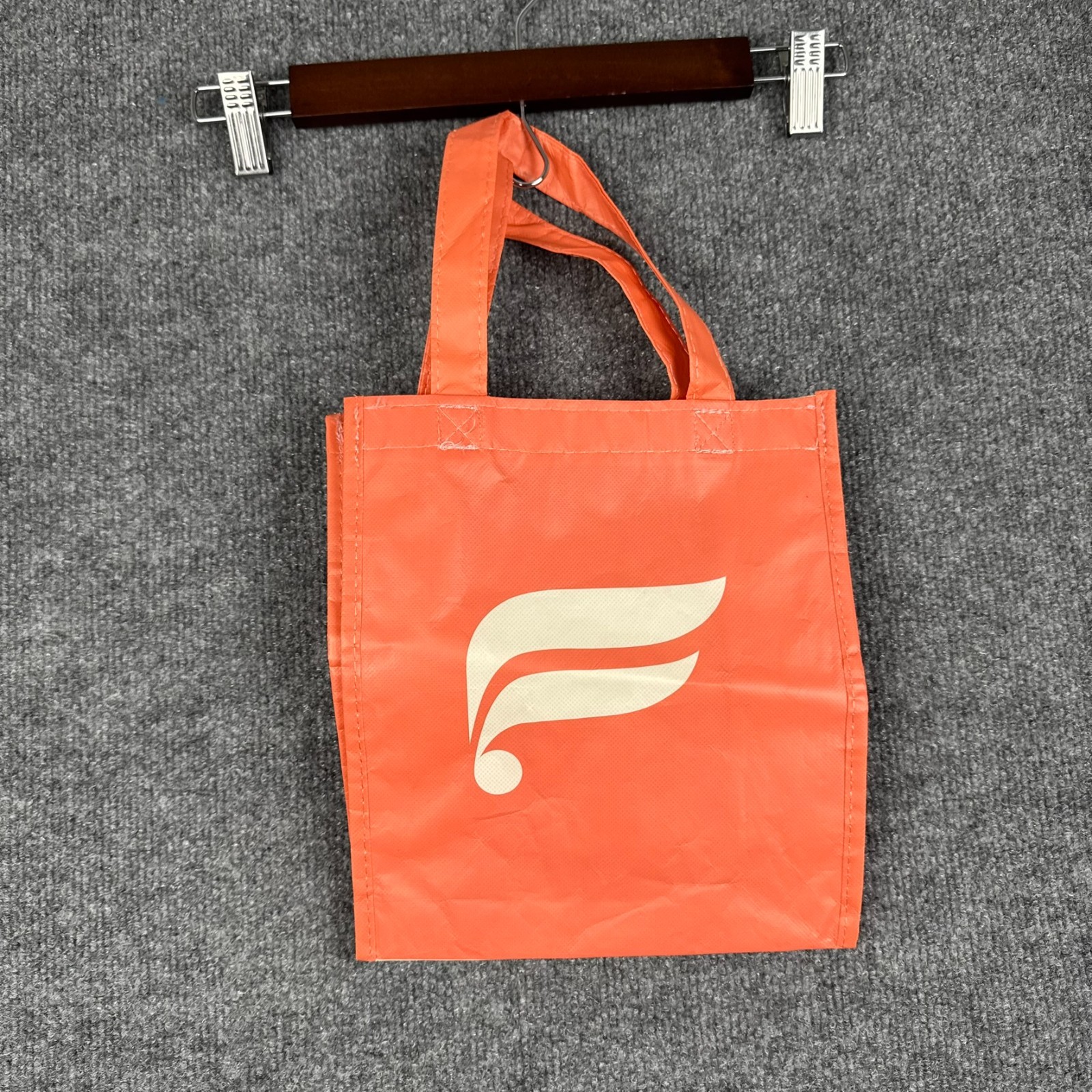 Fabletics Unisex Orange Reusable Shopping Tote Bag