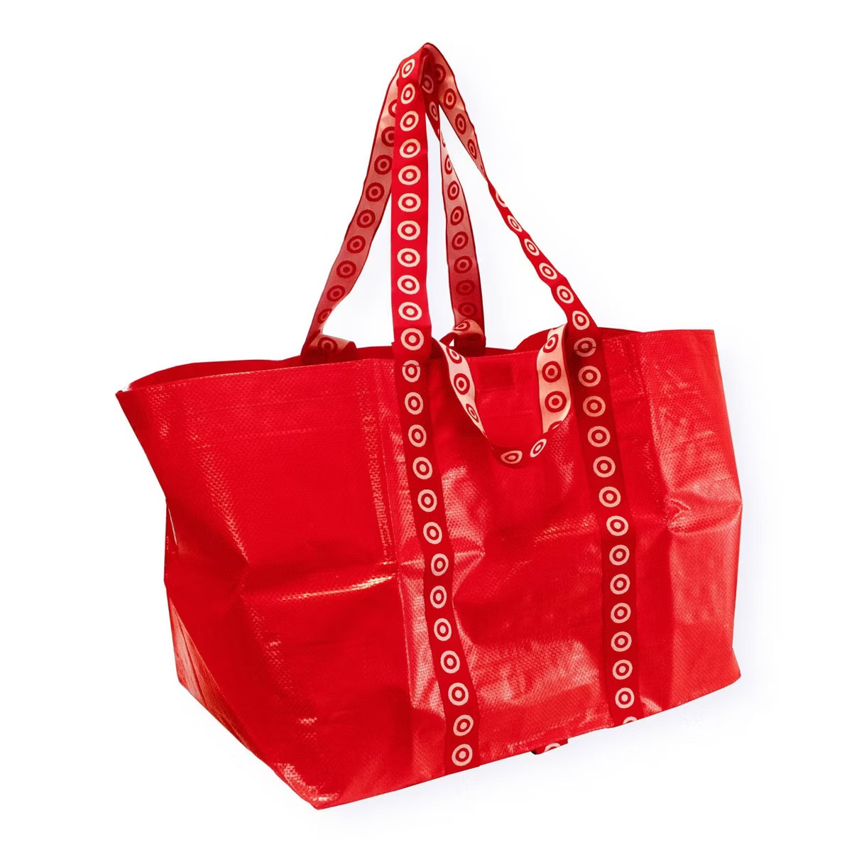 32.5″ Reusable Bag XL tote Target Run Bag Red (4 PACK BUNDLE)