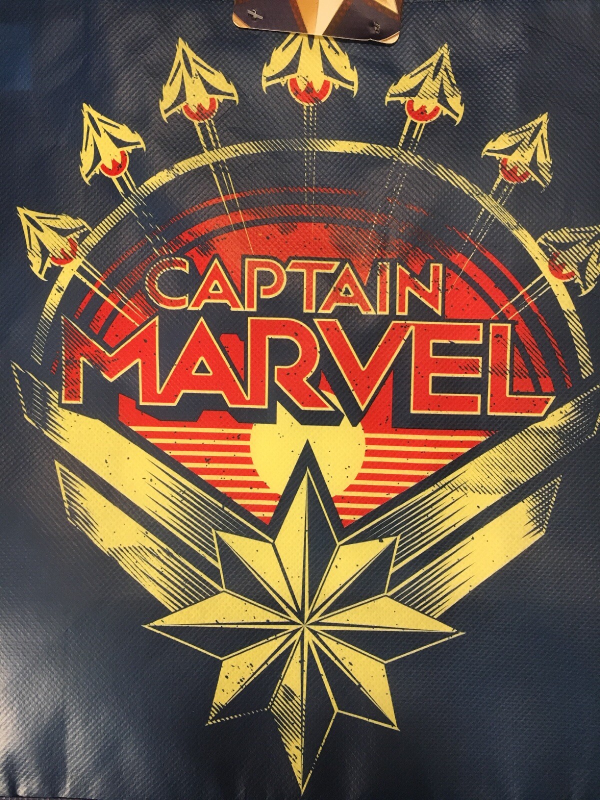 Walt Disney Mickey Mouse & Captain Marvel Reusable Tote Bags NWT 2 Pack